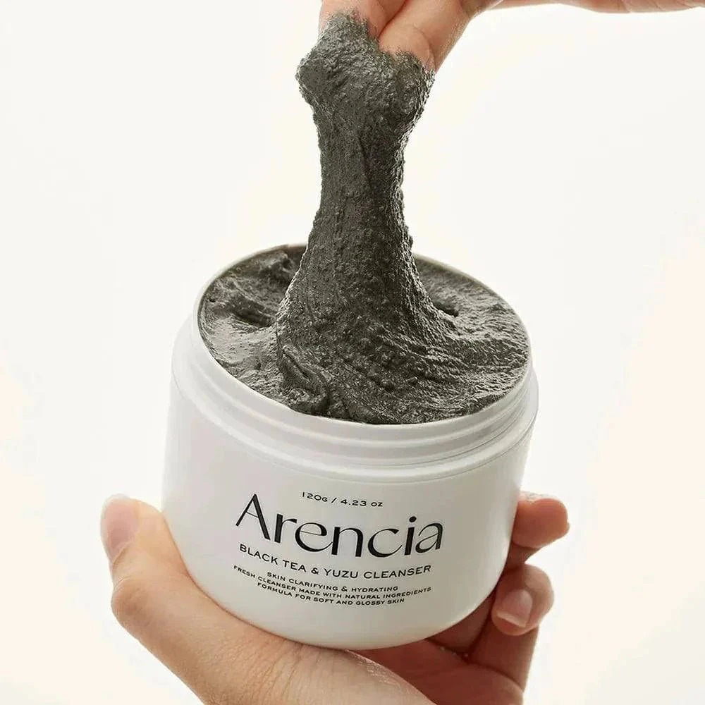 Arencia Black Tea Rice Mochi Cleanser 120g
